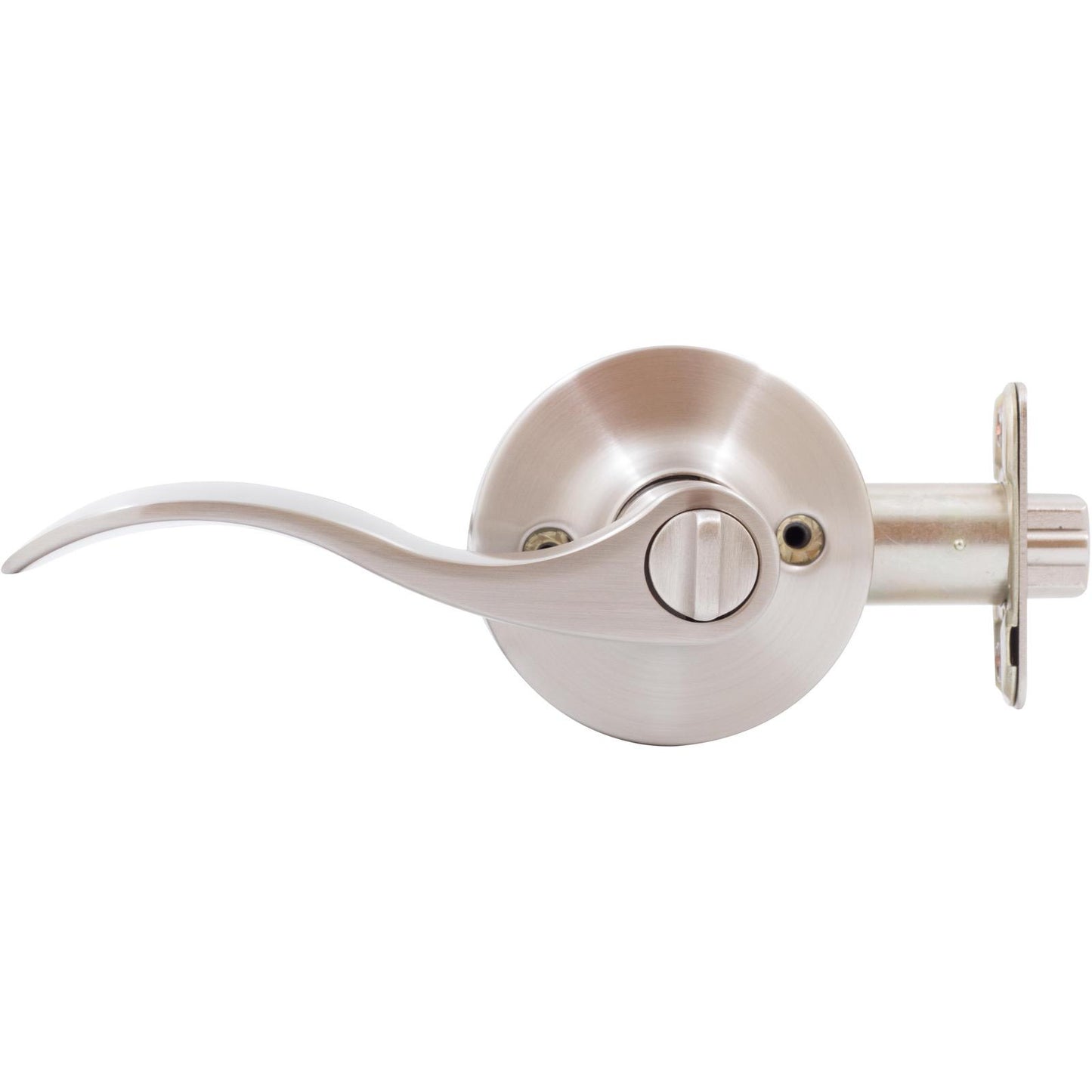 Stone Harbor Hardware Beaverton Door Lever, Entry Latch, SC Keyway, Satin Nickel