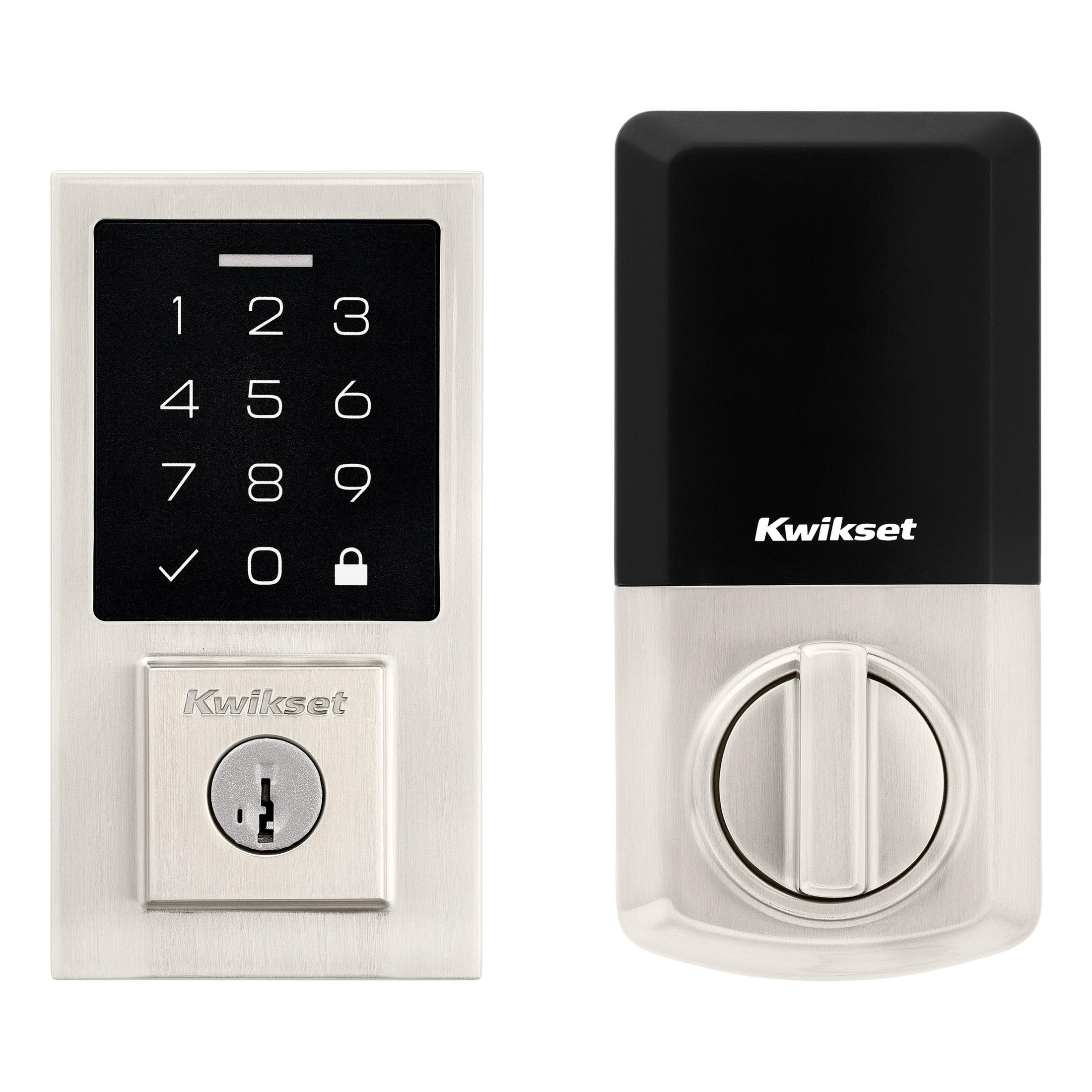 270 CNT 15 SMT RBP RCALFD Contemporary SmartCode Touchpad Deadbolt - Satin Nickel