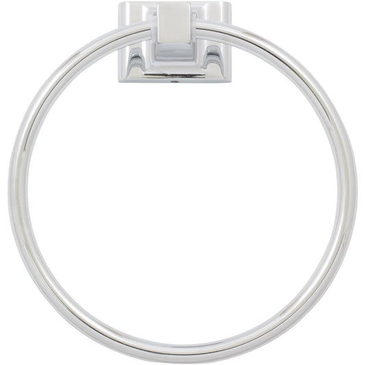Stone Harbor Hardware Madison Towel Ring, Polished Chrome