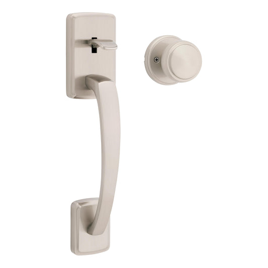 815BFHXSOK 15 RBP Brentford Handleset Bottom Only with Sora - Satin Nickel