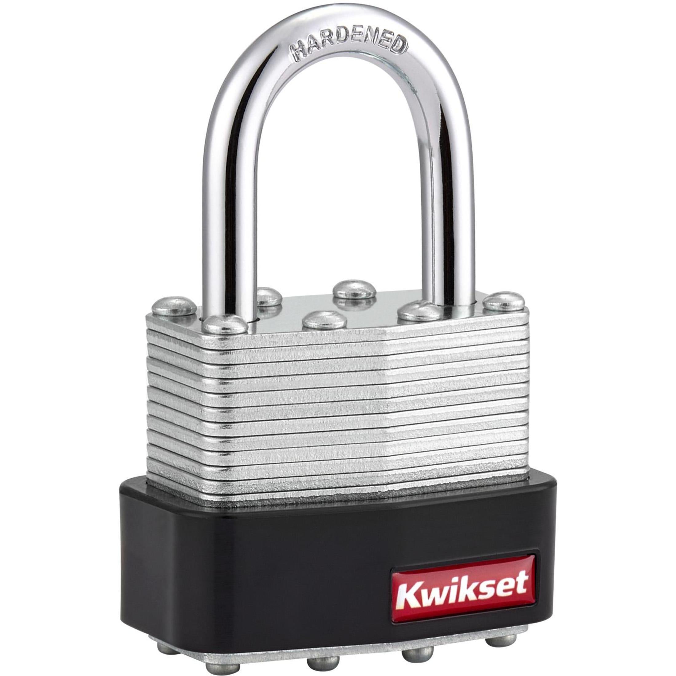 Kwikset 1-9/16" Laminated Padlock with 1" Shackle
