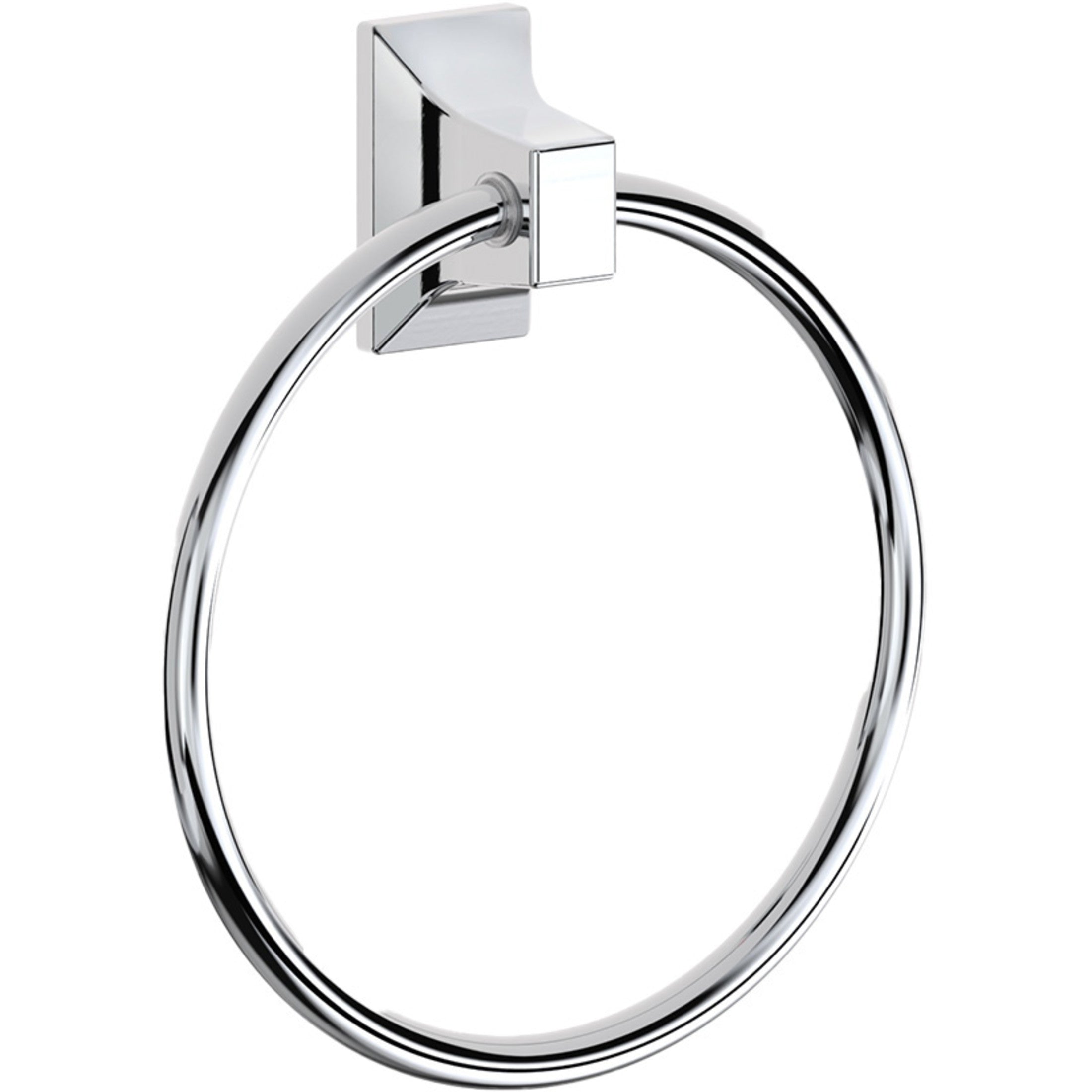Sunrise Towel Ring, Polished Chrome