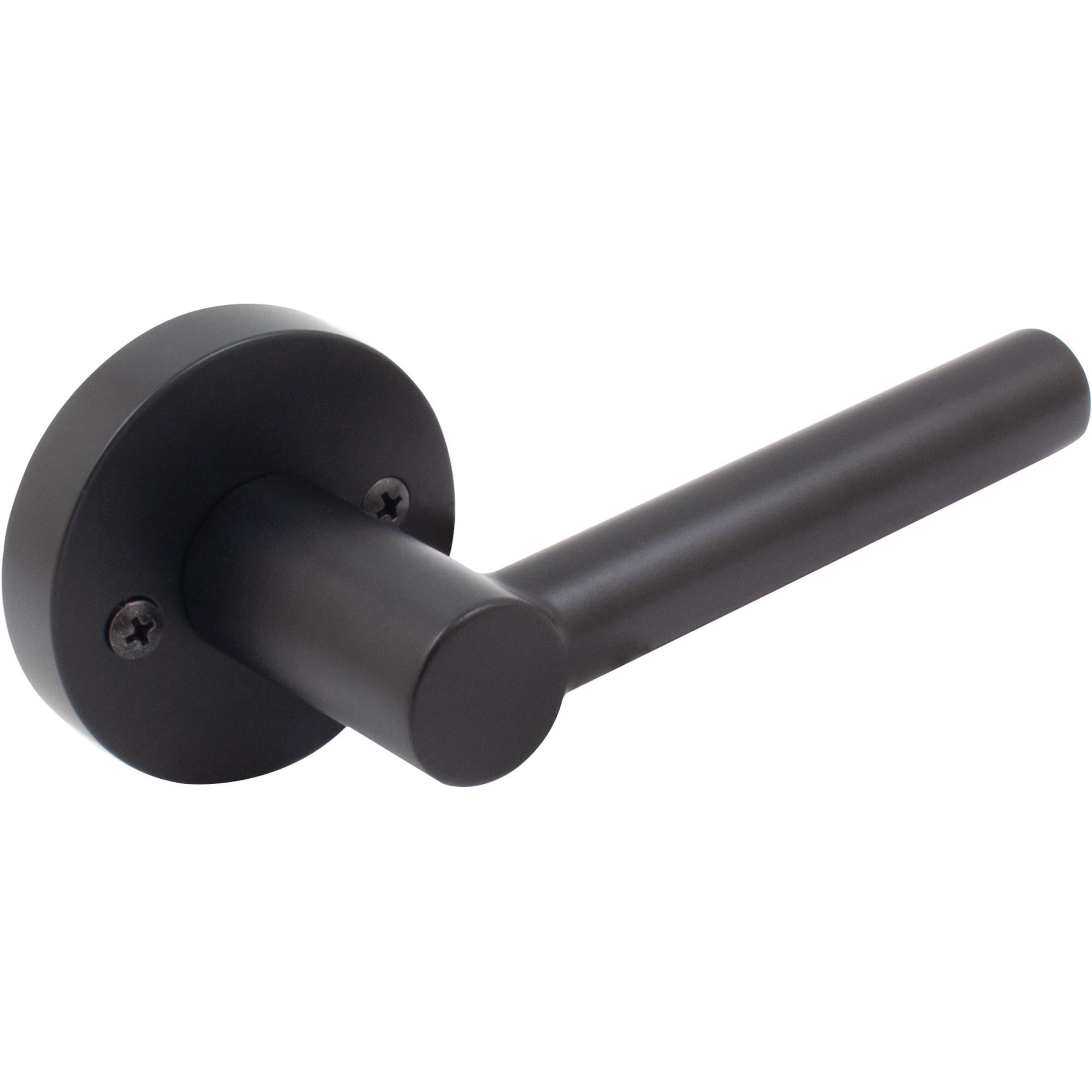 Zurich Door Lever with Round Rosette, Dummy (Non-Turning) Function