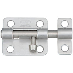 National Hardware - V434 2-1/2" Barrel Bolt - Stainless Steel