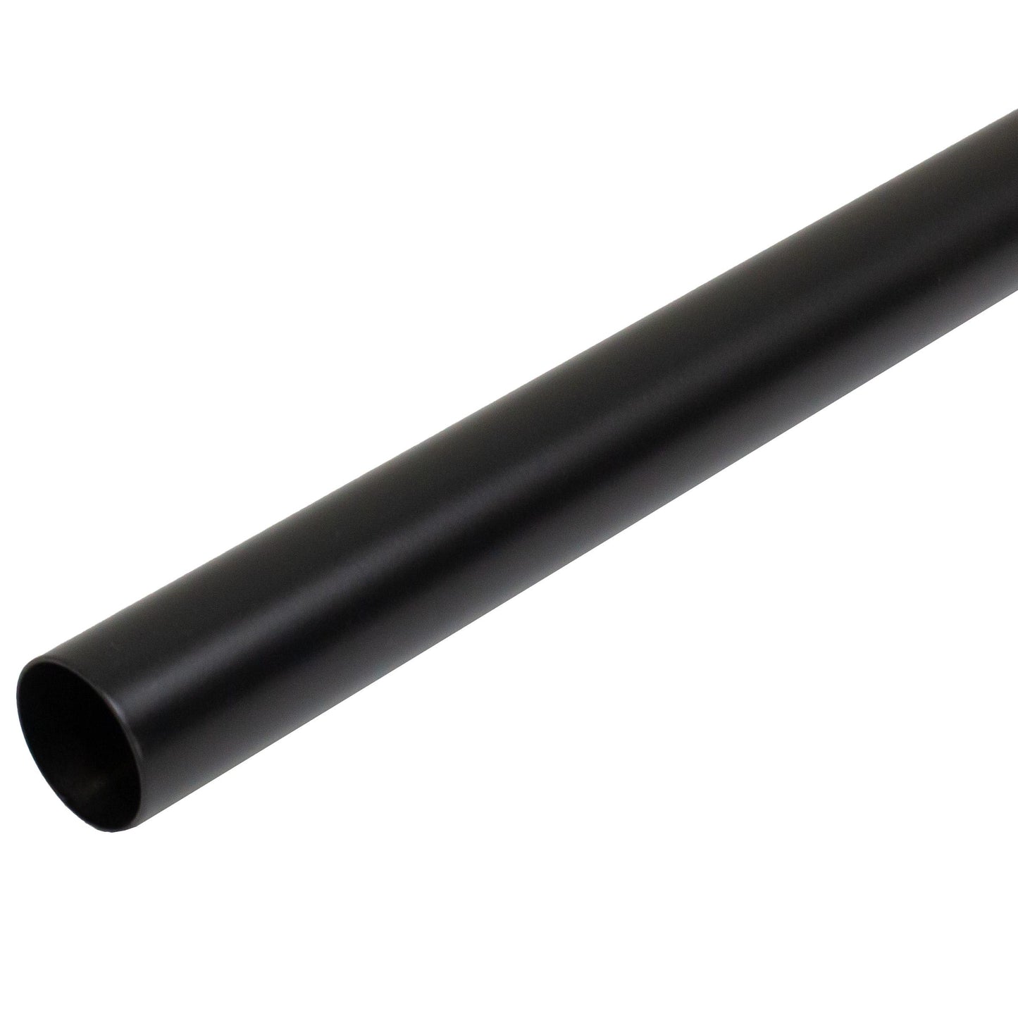 Stone Harbor Hardware Stainless Shower Rod, 6 Feet, No Flanges Included, Matte Black