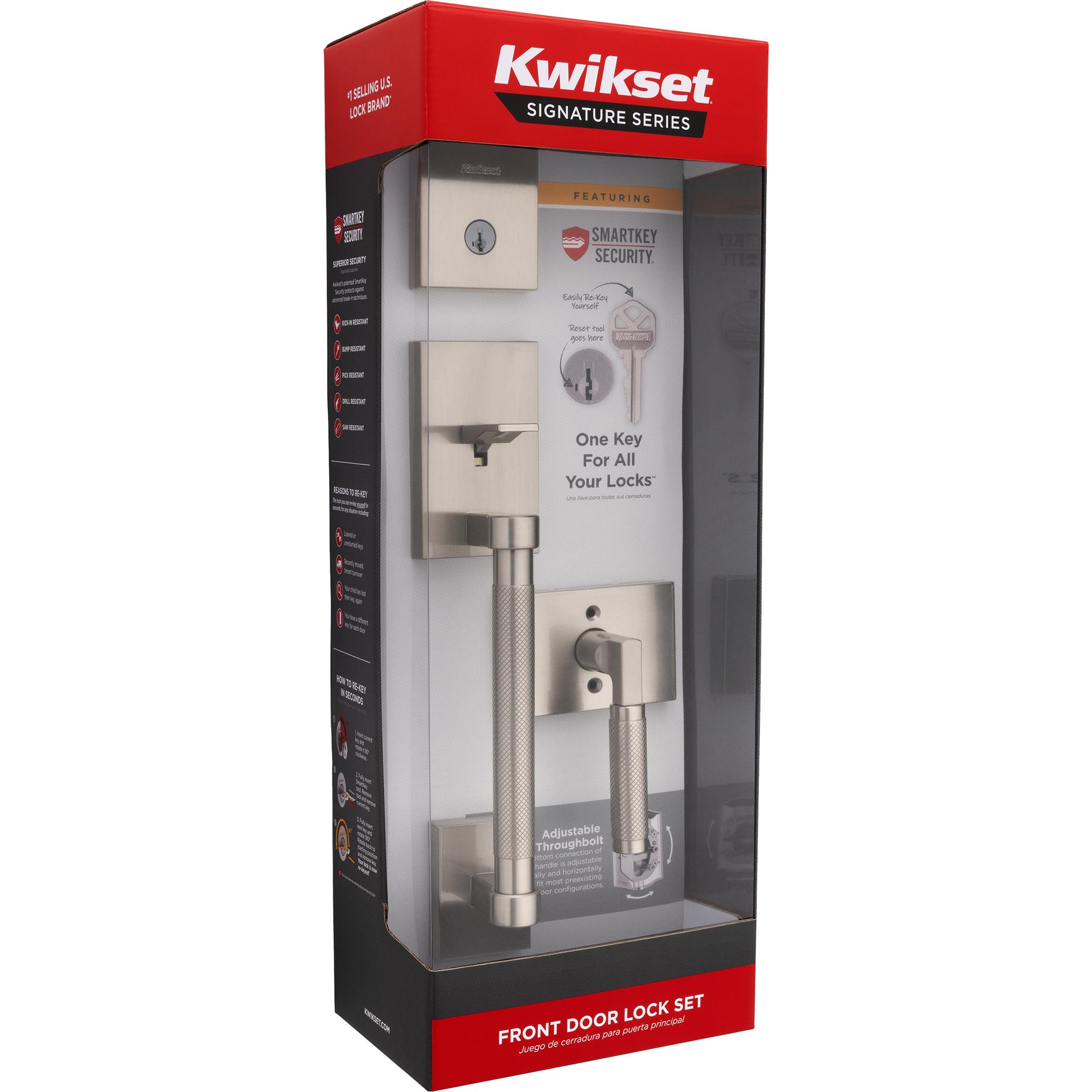 818PVHXPVL RCT 15 SMT CP Prava Handleset with Prava - Satin Nickel