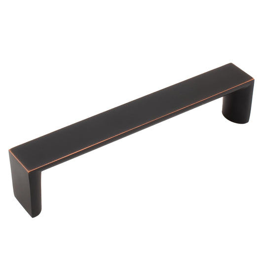 Stone Harbor Hardware Plateau Cabinet Pull, 128 Millimeters, Vintage Bronze