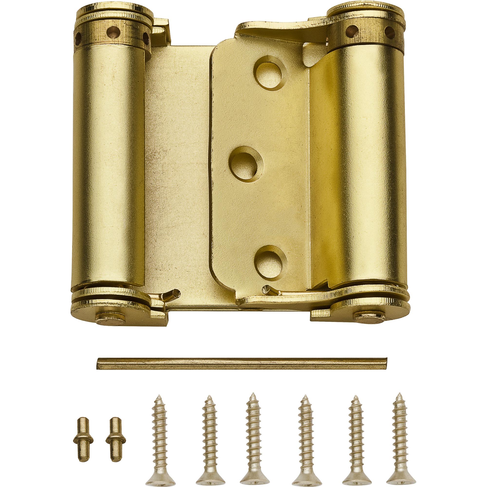 V127 3" Double-Acting Spring Hinge 1/pk - Satin Brass