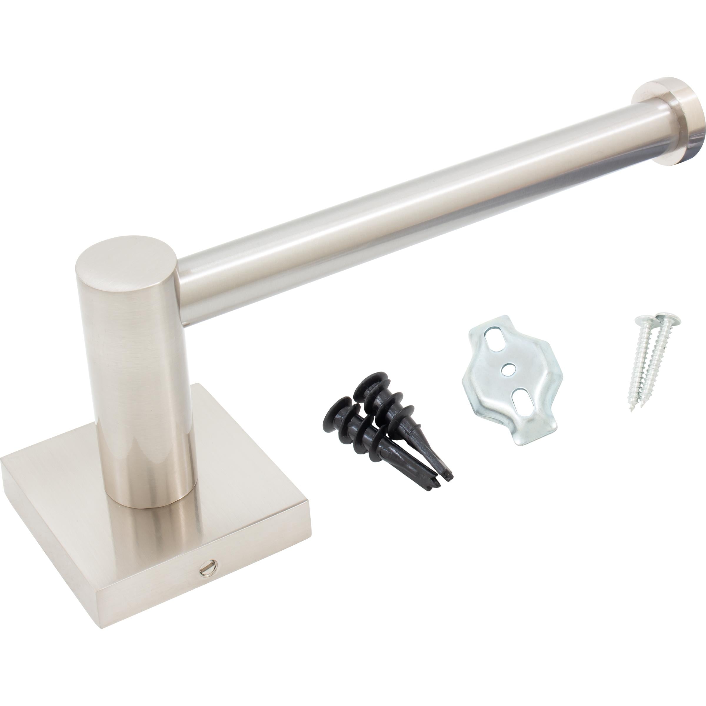 Stone Harbor Hardware Vienna Post Toilet Paper Holder, Satin Nickel