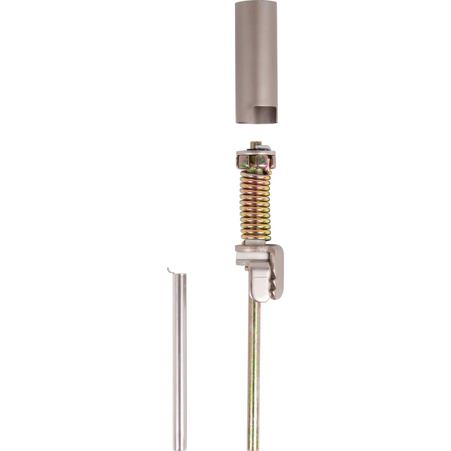 Stone Harbor Hardware Hinge Pin Door Closer, Satin Nickel