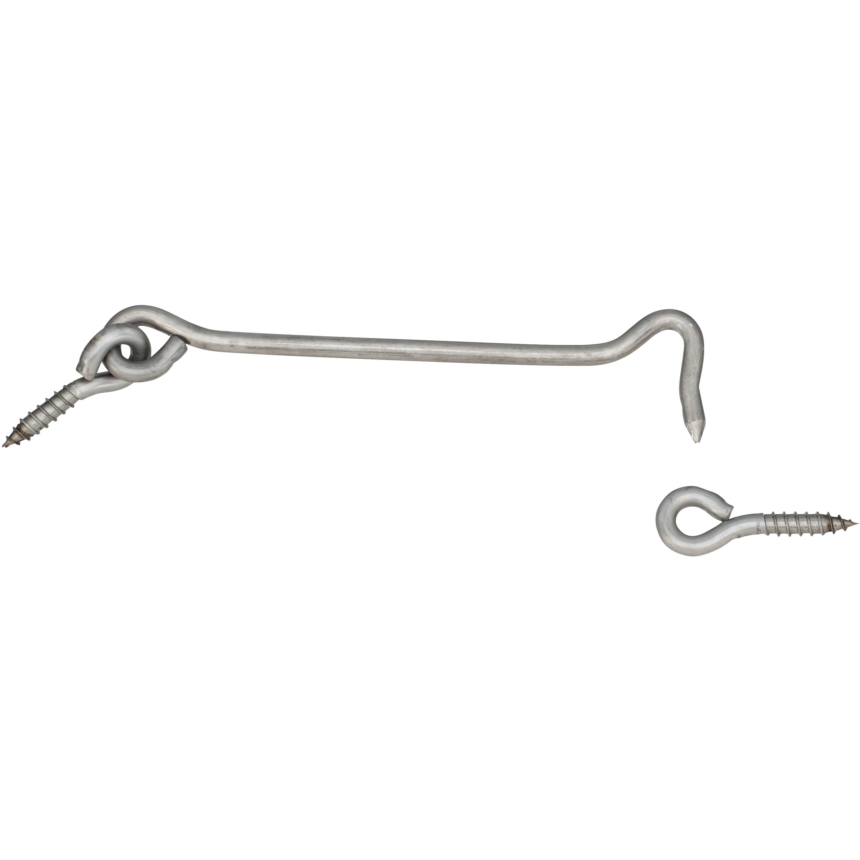NATIONAL/SPECTRUM BRANDS HHI N348-425 6-Inch Stainless Steel Hook/Eye