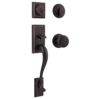 Hawthorne Handleset with Juno Knob - 800 Series with Smartkey - Complete Set