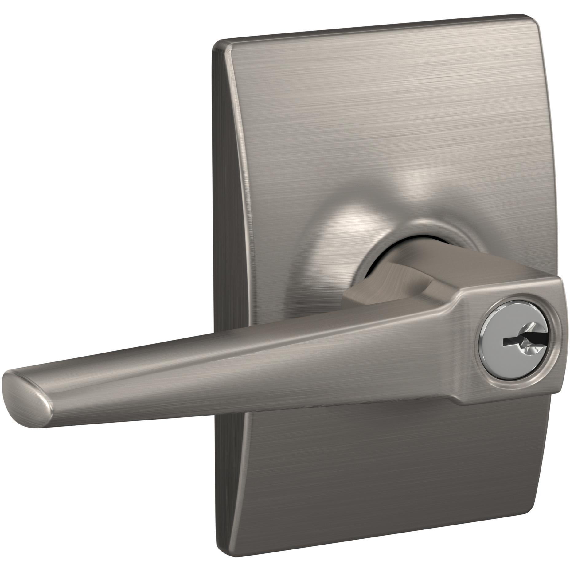 F51AELR619CEN 16-211 10-063 K4 Eller / Century Entry - Satin Nickel