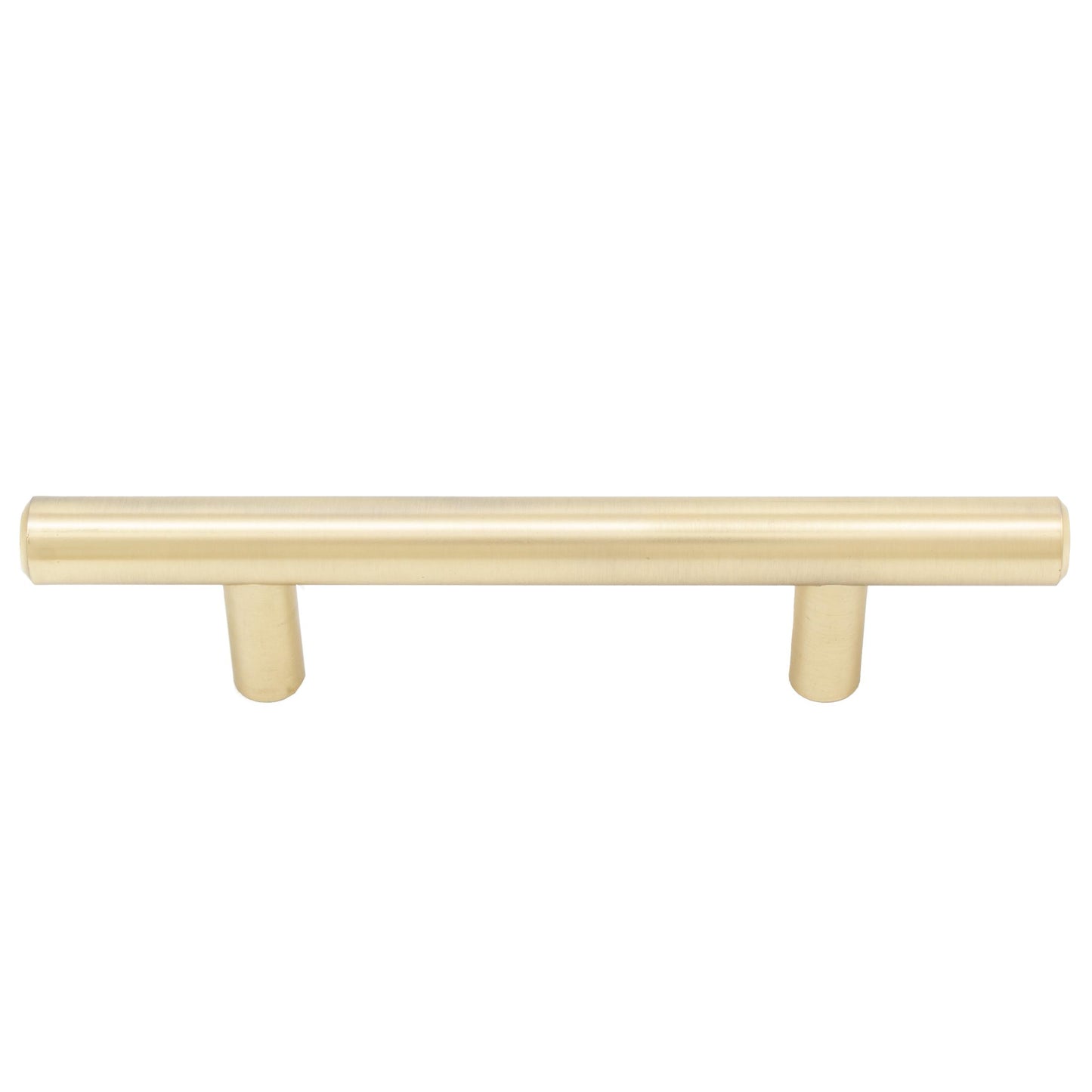 Stone Harbor Hardware Bar Cabinet Pull, 3 Inches (76 Millimeters), 136mm Overall Length, Satin Brass