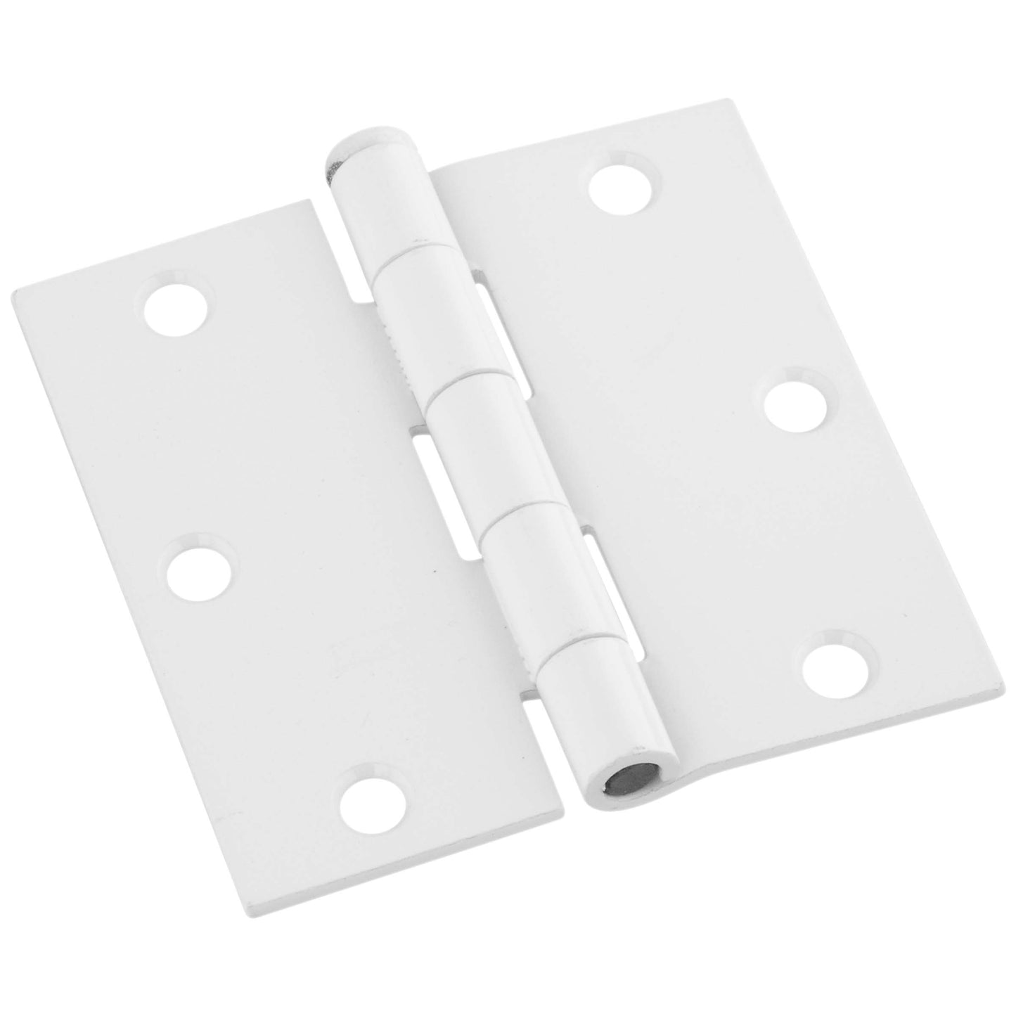 National Hardware - V512 3.5 3-1/2" Plain Bearing SQR Mortise Door Hinge, 3/pk - White
