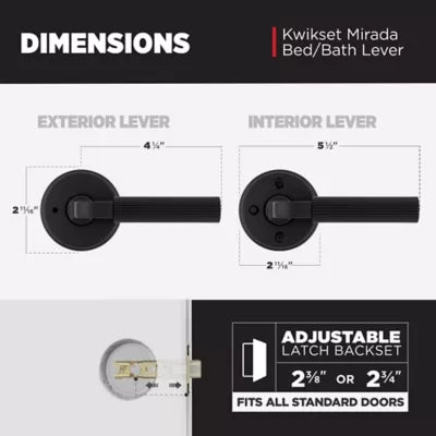 730MAL 514 6AL RCS Mirada Privacy - Matte Black