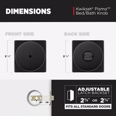 730PSK SQT 514 CP Pismo Privacy - Matte Black