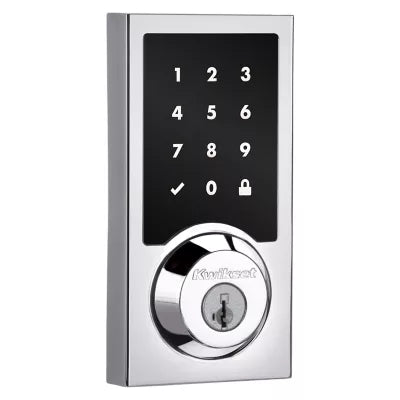 918 CNT ZW700 26 SMT BP RCALFD RCS Contemporary HomeConnect Touchpad Deadbolt - Polished Chrome