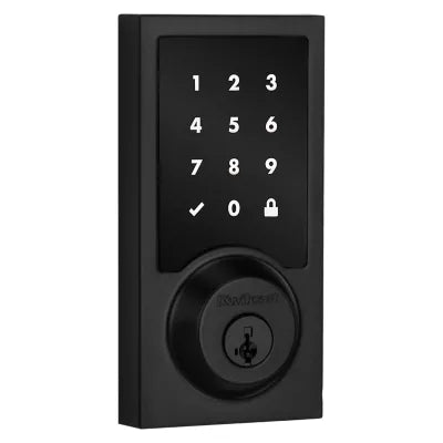918 CNT ZW700 514 SMT BP RCALF RCS Contemporary HomeConnect Touchpad Deadbolt - Matte Black