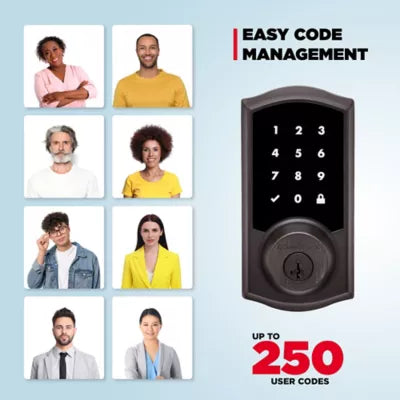 918 TRL ZW700 11P SMT BP RCALFD RCS Traditional HomeConnect Touchpad Deadbolt -  Venetian Bronze