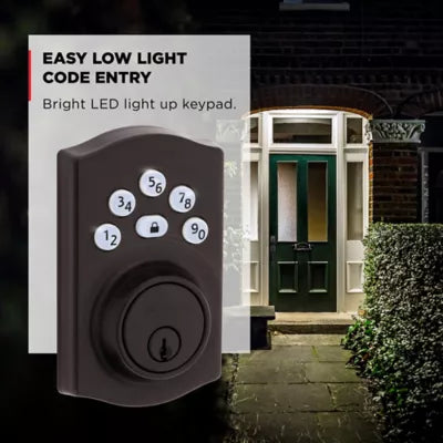 240 TRL 11P RBP 4AL RCS Traditional Powerbolt 240 Keypad Deadbolt - Venetian Bronze