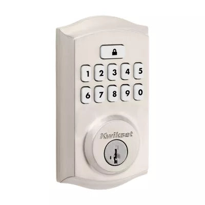260 TRL 15 SMT RBP RCALFD Traditional SmartCode Keypad Deadbolt - Satin Nickel