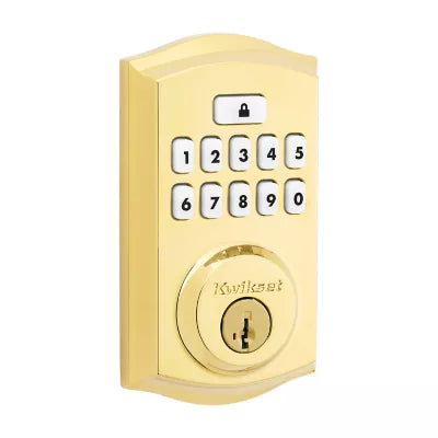 260 TRL L03 SMT RBP RCALFD Traditional SmartCode Keypad Deadbolt - Lifetime Brass