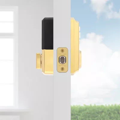 260 TRL L03 SMT RBP RCALFD Traditional SmartCode Keypad Deadbolt - Lifetime Brass