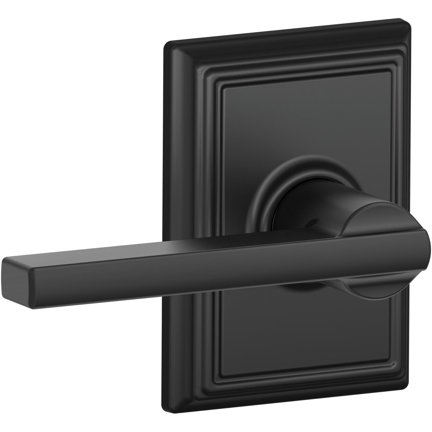 Latitude Lever with Addison Trim Hall and Closet Lock