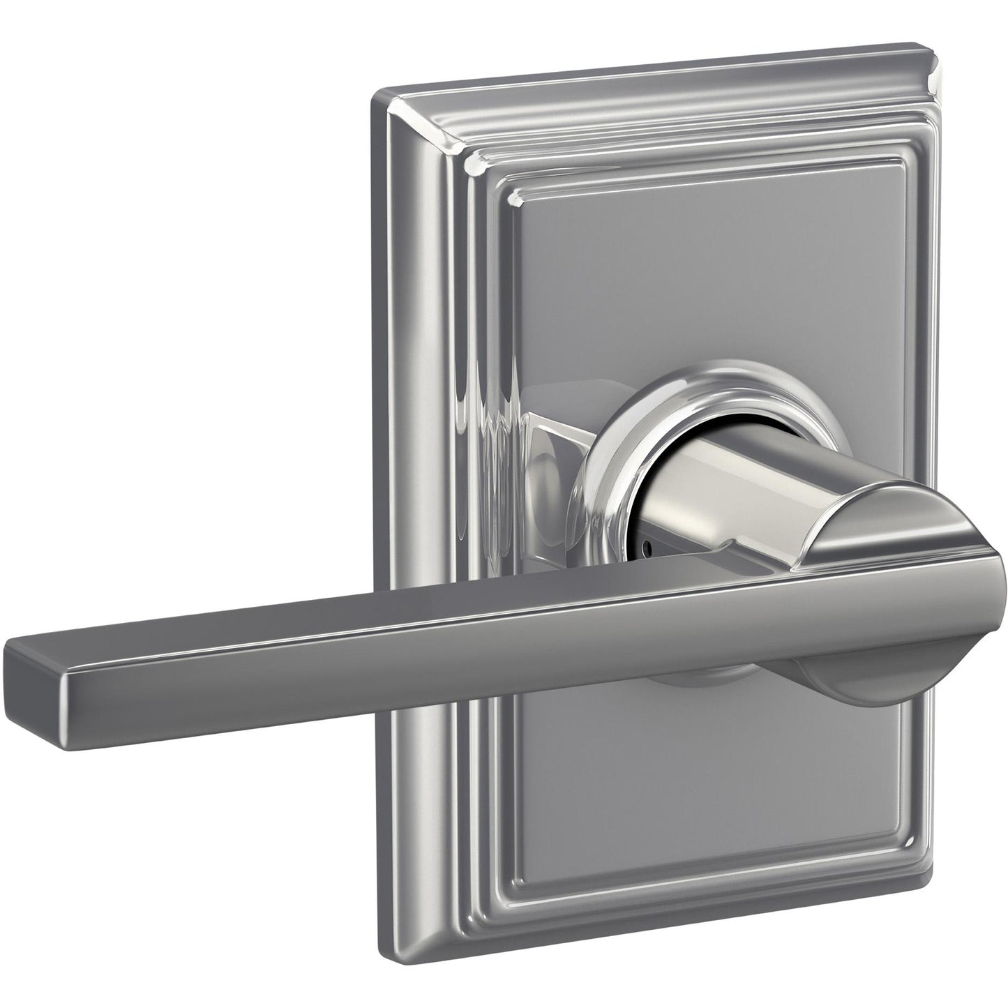 Latitude Lever with Addison Trim Hall and Closet Lock