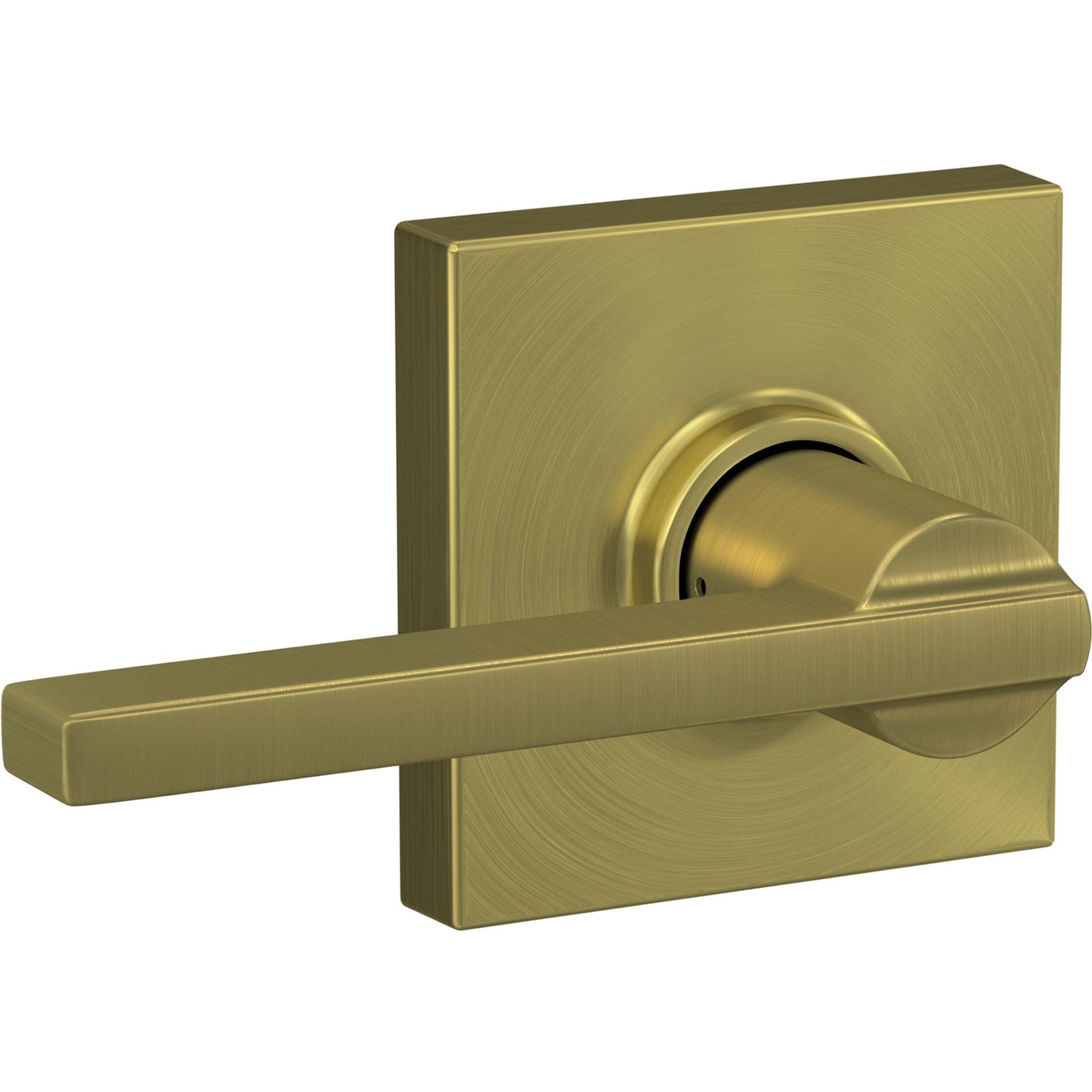 Latitude Lever with Collins Trim Hall and Closet Lock