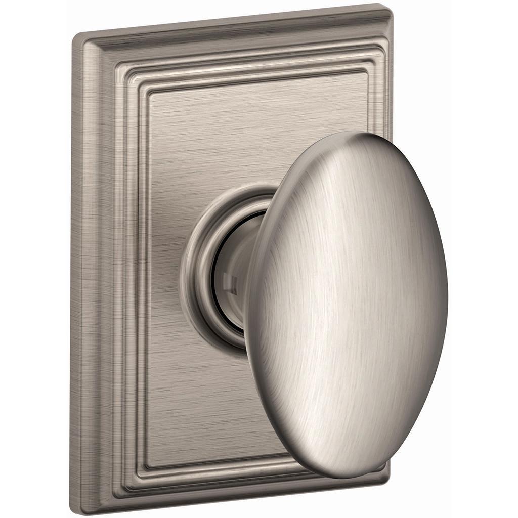 Siena Knob with Addison Trim Hall and Closet Lock