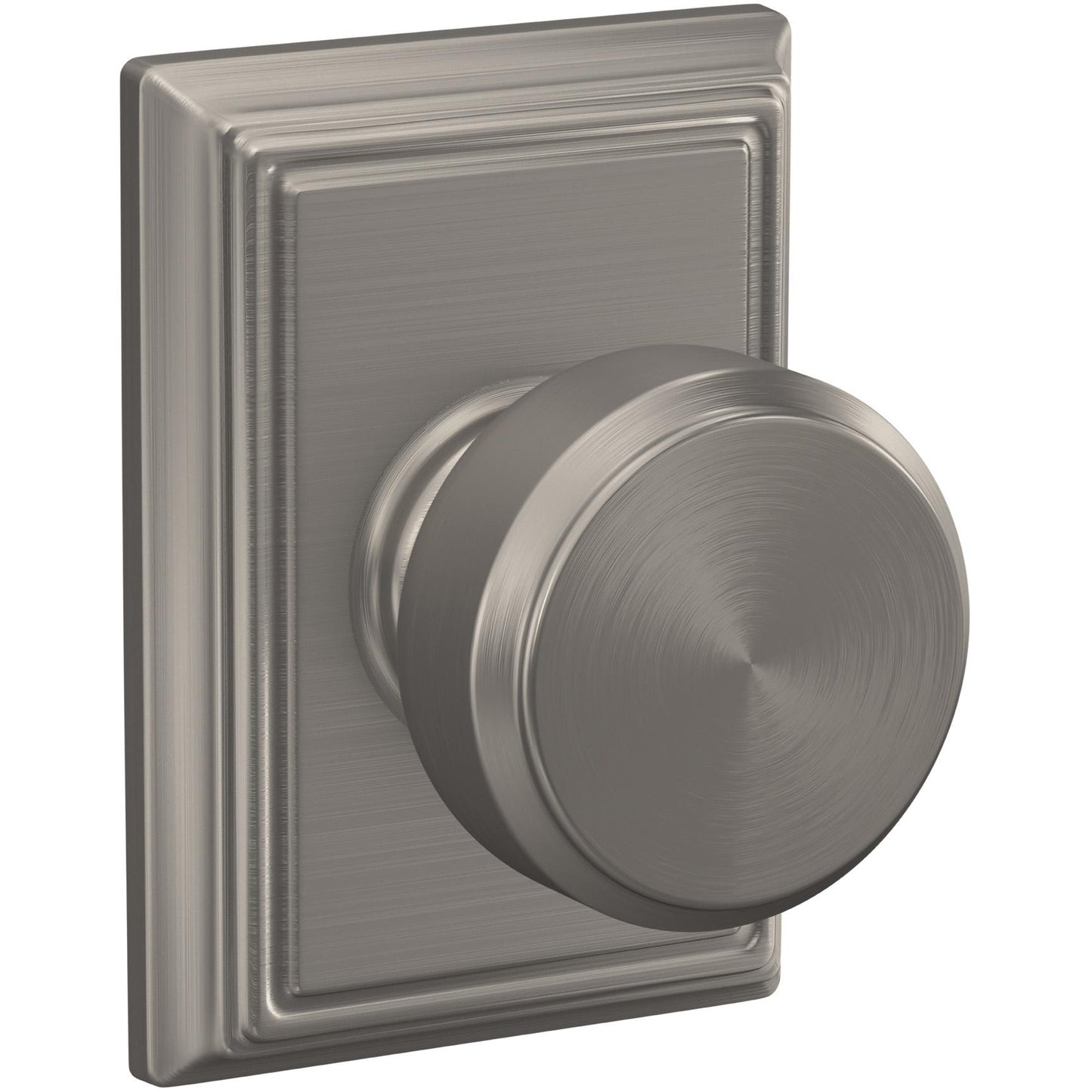 Bowery Knob with Addison Trim Hall and Closet Lock