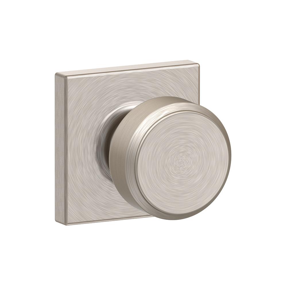 Bowery Knob with Collins Trim Hall and Closet Lock